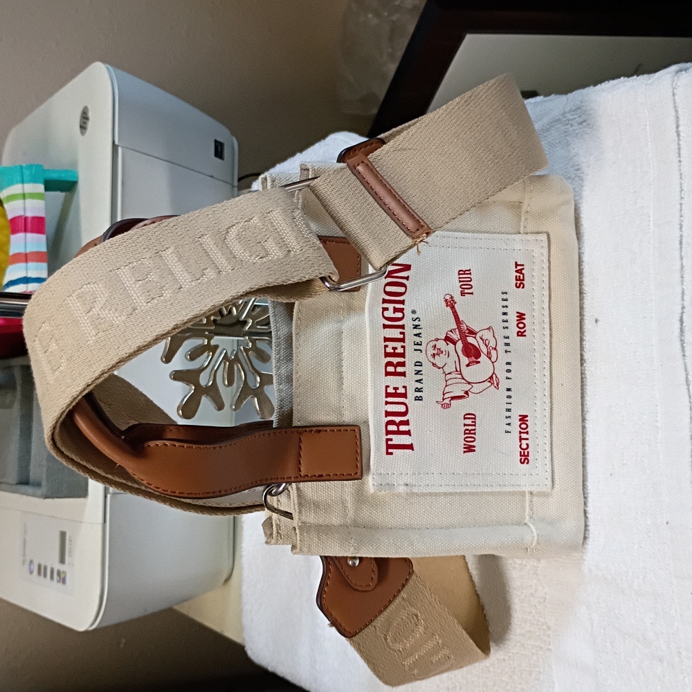 True Religion Canvas Mini Bag - Picture 3 of 5
